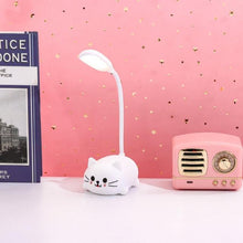 Load image into Gallery viewer, Children Desk Lamp LED Bedside Table Lamp Flexo Balance Light Gooseneck Drawing Iluminaria For Study Badroom Decor Cute Bear Cute Study Lamps for Bedroom Décor
