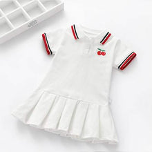 Load image into Gallery viewer, Children Dress Spring Summer Turn-Down Collar
