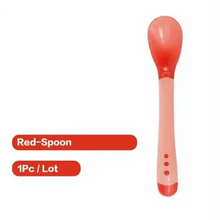 Load image into Gallery viewer, Children's Tableware Baby Learning Dishes With Suction Cup Assist Food Bowl Temperature Sensing Spoon Baby Feeding Bowl
