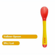 Load image into Gallery viewer, Children's Tableware Baby Learning Dishes With Suction Cup Assist Food Bowl Temperature Sensing Spoon Baby Feeding Bowl
