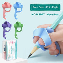 Load image into Gallery viewer, Children's Writing Posture Pen Holder Soft Silicone Pencil Holder for Kids Learning Aid Grip Posture Correction Stationery Gift Kids Handwriting Aid Correction Tool
