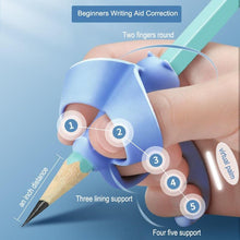 Load image into Gallery viewer, Children's Writing Posture Pen Holder Soft Silicone Pencil Holder for Kids Learning Aid Grip Posture Correction Stationery Gift Kids Handwriting Aid Correction Tool

