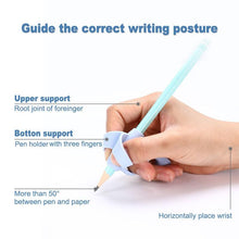 Load image into Gallery viewer, Children's Writing Posture Pen Holder Soft Silicone Pencil Holder for Kids Learning Aid Grip Posture Correction Stationery Gift Kids Handwriting Aid Correction Tool
