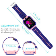 Load image into Gallery viewer, Children Smart Watch SOS Phone Watch Smartwatch For Kids With Sim Card Photo Waterproof Touch Screen Game Watch With 360° Rotated Body Design Waterproof Kids Smartwatch With SOS Call Music Player Camera

