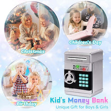 Load image into Gallery viewer, Children's Cartoon Password Box Piggy Bank
