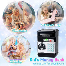 Load image into Gallery viewer, Children's Cartoon Password Box Piggy Bank
