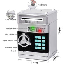 Load image into Gallery viewer, Children's Cartoon Password Box Piggy Bank
