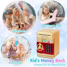 Load image into Gallery viewer, Children's Cartoon Password Box Piggy Bank
