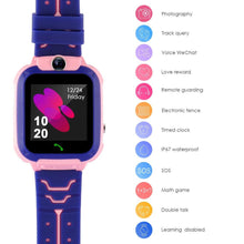 Load image into Gallery viewer, Childrens Smart Watch Kids Phone Watch Smartwatch For Boys Girls With Sim Card Photo Waterproof Smartwatches With Tracker HD Touch Screen For Kids Games Alarm Clock Camera Digital Wrist Watch Smartwatch Christmas Birthday Gifts
