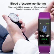 Load image into Gallery viewer, Childrens Sports Watch LED Display Touch Color Screen Top Electronic Watch Waterproof Heart Rate Pedometer Fitness Tracker Heart Rate Sleep And Stress Monitoring Water Resistant Fitness Watch
