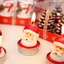Load image into Gallery viewer, Christmas Candles Paraffin Home Desktop Decorations Tea light Candles Handmade Delicate Santa Snowman Acorn Tree Candles For Christmas Home Decoration Gifts Wedding Party Holiday Lights Christmas Ornaments
