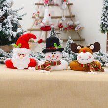 Load image into Gallery viewer, Christmas Curtain Buckle Tieback Flannel Door Curtain Home DecorateChristmas Trees New Year Snowmen Window Decorations Curtain Holdback Fastener Clamp Wine Bottle Topper Hugger Holder Snowman Christmas Ornaments Home Decor

