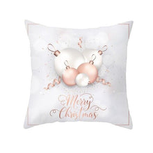 Load image into Gallery viewer, Christmas Decorations Snowflake Santa Claus Merry Christmas Cover Cushion Pillowcase Xmas Holiday Couch Pillows Rustic Christmas Decorations Winter Pillowcase for Living Room Home Happy New Year
