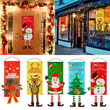 Load image into Gallery viewer, Christmas Door Hanging Flag Decor
