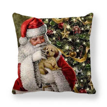 Load image into Gallery viewer, Christmas Ornaments Merry Christmas Decorations Throw Pillow Covers Santa Claus Snowman Merry Christmas Decorative Pillow Cases Home Decor Navidad Home Decor Cushion Cover Happy New Year 2022 45x45CM
