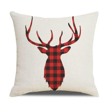 Load image into Gallery viewer, Christmas Pillow Covers Xmas Decorative Christmas Pillow Covers Christmas Decor Pillow Cases Retro Beautiful Cushion Cover Throw Pillowcase Winter Holiday Cushion Case For Home Decor 45x45CM
