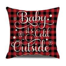 Load image into Gallery viewer, Christmas Pillow Covers Xmas Decorative Christmas Pillow Covers Christmas Decor Pillow Cases Retro Beautiful Cushion Cover Throw Pillowcase Winter Holiday Cushion Case For Home Decor 45x45CM
