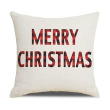 Load image into Gallery viewer, Christmas Pillow Covers Xmas Decorative Christmas Pillow Covers Christmas Decor Pillow Cases Retro Beautiful Cushion Cover Throw Pillowcase Winter Holiday Cushion Case For Home Decor 45x45CM
