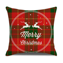 Load image into Gallery viewer, Christmas Pillow Covers Xmas Decorative Christmas Pillow Covers Christmas Decor Pillow Cases Retro Beautiful Cushion Cover Throw Pillowcase Winter Holiday Cushion Case For Home Decor 45x45CM

