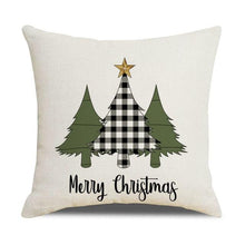 Load image into Gallery viewer, Christmas Pillow Covers Xmas Decorative Christmas Pillow Covers Christmas Decor Pillow Cases Retro Beautiful Cushion Cover Throw Pillowcase Winter Holiday Cushion Case For Home Decor 45x45CM
