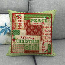 Load image into Gallery viewer, Christmas Pillowcase Sofa Cushion Cover Christmas Pillow Covers Merry Christmas Series Santa Claus Snowman With Xmas Gift Decorations Throw Pillow Linen Pillow Case 45x45CM
