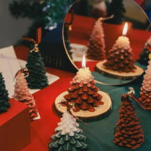 Load image into Gallery viewer, Christmas Pine Cones Candles Pine Cone Candles For Christmas Tree Shape Candle Scented Christmas Candle Christmas Decoration Candle Elk Christmas Tree Scented Candle Home Creative Gifts
