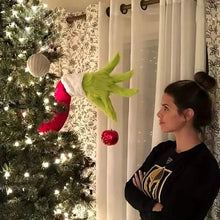Load image into Gallery viewer, Christmas Poseable Bendable Grinch Furry Elf Decorations
