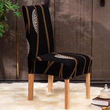 Load image into Gallery viewer, Christmas Printing Dining Chair Covers Modern Removable Anti-dirty Kitchen Seat Case Stretch Chair Slipcovers for Home Banquet Dining Room Chair Protector Seat Protector Slipcovers Stretch Removable Washable Printed Dining Chair Seat Covers for Kitchen
