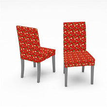 Load image into Gallery viewer, Christmas Removable Washable Dining Room Chair Protector Slipcovers for Christmas Home Decor Holiday Seat Cover Christmas Chair Covers Santa Printed Elastic Stretch Dining Chairs Chair Slipcover Kitchen Seat Cover Home Decor
