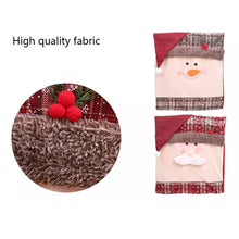 Load image into Gallery viewer, Christmas Santa Claus Snowman Chair Cover
