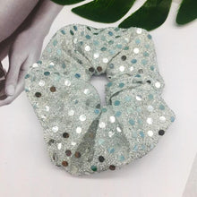 Load image into Gallery viewer, Christmas Scrunchies Women Elastic Sequin Hair Ring Velvet Ponytail Hair Rope Hair Bands Ponytail Holder Scrunchy Hair Ties Ponytail Holder Accessories for Women
