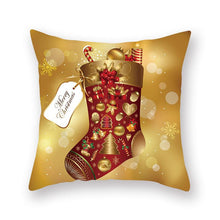 Load image into Gallery viewer, Christmas Xmas Red Pillow Case Tree Decoration Xmas Series Cushion Cover Case Pillow Zippered Square Pillowcase Santa Claus Cushion Cover Christmas Decorations For Home Snowman 45x45CM
