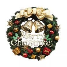Load image into Gallery viewer, Christmas Xmas Wreath Home Door Wall Ornament Garland Bowknot Party Decoration
