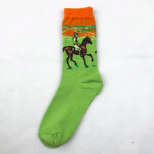 Load image into Gallery viewer, Classic Autumn Winter Retro Personality Art Van Gogh Mural World Famous Oil Painting Female Sock For Men And Women
