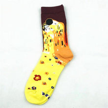 Load image into Gallery viewer, Classic Autumn Winter Retro Personality Art Van Gogh Mural World Famous Oil Painting Female Sock For Men And Women
