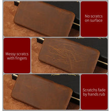 Load image into Gallery viewer, Classic Brown Genuine Leather Phone Case for iPhone 13 14 Pro Max 12 Mini 11 12 Pro Max Leather Cover Bumper Phone Case Compatible With iPhone Genuine Leather Slim Back Cover
