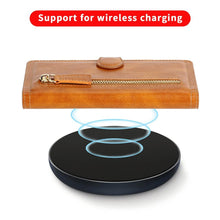 Load image into Gallery viewer, Classic Business Retro PU Flip Leather Case For Iphone 14 13 12 11 Pro Max Iphone 13 Mini X Xr Xs Card Holder Case Leather Case Magnetic Closure Magnetic Pocket Closure
