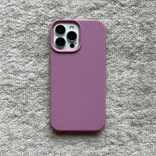 Load image into Gallery viewer, Classic Candy Color Silicone Case For iphone 13 12 Mini 14 13 Pro Max Camera Lens Protective Bumper Cover For iPhone 14 12 Pro Soft Flexible Silicone Slim Fit Case For Iphone
