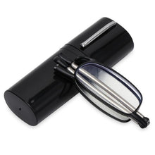 Load image into Gallery viewer, Classic Fashionable Folding Reading Glasses With Case  For Men Women Telescopic Rotation Eyeglasses Includes Glasses Case Blue Light Blocking Reading Glasses Folding Reading Glasses, Small Folding Readers for Men Women

