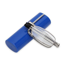 Load image into Gallery viewer, Classic Fashionable Folding Reading Glasses With Case  For Men Women Telescopic Rotation Eyeglasses Includes Glasses Case Blue Light Blocking Reading Glasses Folding Reading Glasses, Small Folding Readers for Men Women
