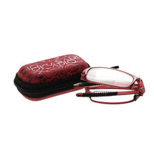 Load image into Gallery viewer, Classic Fashionable Folding Reading Glasses With Case  For Men Women Telescopic Rotation Eyeglasses Includes Glasses Case Blue Light Blocking Reading Glasses Folding Reading Glasses, Small Folding Readers for Men Women
