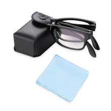 Load image into Gallery viewer, Classic Fashionable Folding Reading Glasses With Case  For Men Women Telescopic Rotation Eyeglasses Includes Glasses Case Blue Light Blocking Reading Glasses Folding Reading Glasses, Small Folding Readers for Men Women
