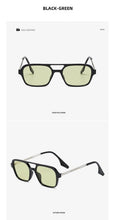 Load image into Gallery viewer, Classic Fashionable Retro Shape Double Bridges Style Women Sunglasses Polarized Square  Sunglasses for Women Men Classic Pink Gradient Eyewear Trending Sunglasses
