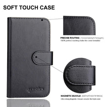 Load image into Gallery viewer, Classic iPhone 5 5S SE 5C Case Flip Leather Phone Cover For iPhone 6 6S PLUS 7 8 X Shockproof Stand Cases Wallet Extra Thin Leather Case Compatible with iPhone
