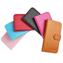 Load image into Gallery viewer, Classic iPhone 5 5S SE 5C Case Flip Leather Phone Cover For iPhone 6 6S PLUS 7 8 X Shockproof Stand Cases Wallet Extra Thin Leather Case Compatible with iPhone
