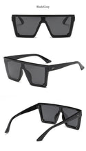 Load image into Gallery viewer, Classic Male Big Black Sunglasses For Men &amp; Women New Fashionable Design New Mirror Pink Square  Oversize Square Sunglasses for Women Men
