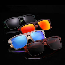 Load image into Gallery viewer, Classic Retro Design Multi color Sunglasses Polarized Lenses Sun Glasses Retro Classic UV Ray Protection Stylish Design  Rectangle Sunglasses For Men
