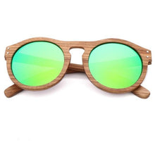 Load image into Gallery viewer, Classic Style Wood Retro Style Sunglasses For Men And Women Sunglasses Stylish New Frames  Round Shape Sunglasses Frame Round Polarized
