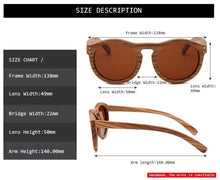 Load image into Gallery viewer, Classic Style Wood Retro Style Sunglasses For Men And Women Sunglasses Stylish New Frames  Round Shape Sunglasses Frame Round Polarized
