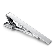 Load image into Gallery viewer, Classic Tie Clip Fashion Style Tie Bars For Men Metal Tone Tie Bar Clip Tie Pins Elegant Tie Clips For Men Fathers' Day Valentine's Day Gift Simple Bar Clasp Practical Necktie Accessories Clasp Tie Pin For Mens Collar Clip
